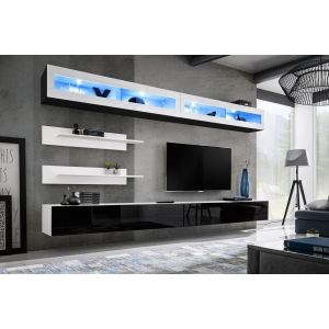 Стенка навесная в гостиную-2 МДФ Арт.3295