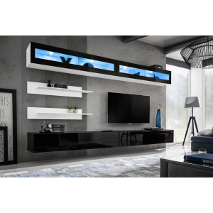 Стенка навесная в гостиную-2 МДФ Арт.3296