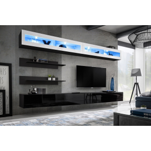 Стенка навесная в гостиную-2 МДФ Арт.3297