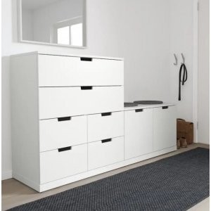 Комод Генри-8 IKEA (МДФ) Белый