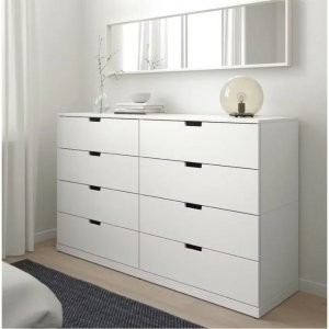 Комод NORDLI 8 IKEA 120x90 см (МДФ) Белый