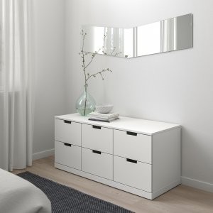 Комод NORDLI IKEA 47х120х54 см (МДФ) Белый