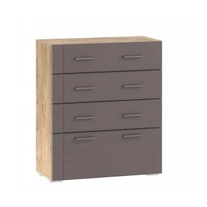 Комод Livorno НМ 040.46 Х, Софт Графит/Дуб
