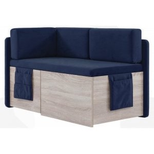 Кухонный диван Бартон 140х67х75 Velutto 26, раскладной, с ящиком