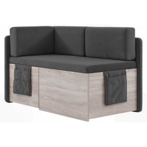 Кухонный диван Бартон 120х67х75 Velutto 75, раскладной, с ящиком