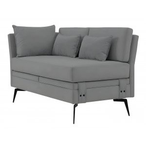 Кушетка Шарли, 130х70х77,5 см, обивка велюр Melissa 05, раскладной