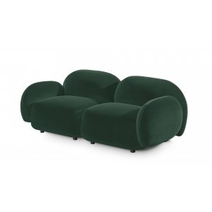 Диван Мальдивы двухсекционный, Фиеста-мебель, велюр Delta 21