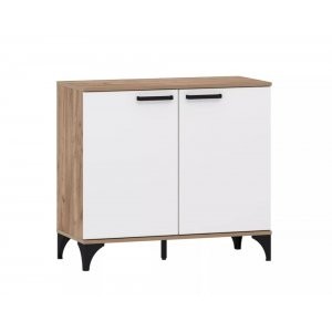 Тумба Марсель НМ 013.78, Дуб Крафт табачный/Меренга