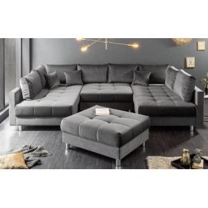 Модульный диван Ланиарт 4 модуля, велюровая обивка Velutto 32