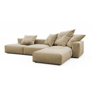 Модульный угловой диван с оттоманкой Фиджи большой Vivaldi 02