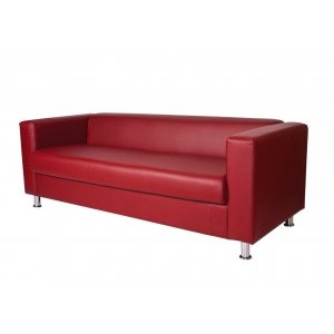 Офисный диван Милан 200 Sofa, искусственная кожа  Galaxy Red