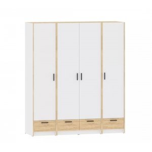 Набор шкафов Оттавия Комплектация 2, Белый Фасадный/Дуб Крафт Золотой