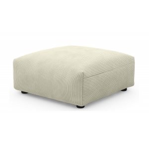 Пуф Фиджи 84х84х42 см, квадратный, вельветовая обивка Cilium Bone