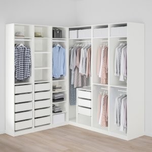 Угловая гардеробная PAX IKEA 211x213x236 см