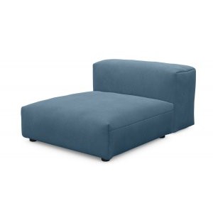 Пуф со спинкой Фиджи 105x137 см, раскладной, велюр Vivaldi 13