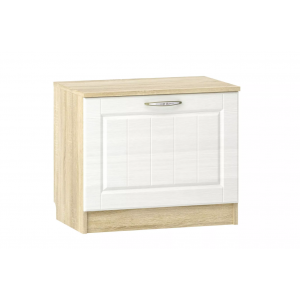 Тумба для обуви Оливия НМ 040.47 Х, Белое дерево/Дуб Сонома