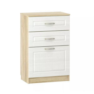 Тумба Оливия НМ 040.45 Х, Белое дерево/Дуб Сонома